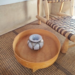 Elegant gray ceramic ashtray,  Moroccan Ashtray, ceramic ashtray, handmade decor ashtray with metal silver, ashtray with lid