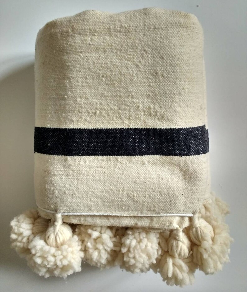 Cozy Comfort Blanket& Throw, Moroccan Wool Blankets, Wool Blankets With