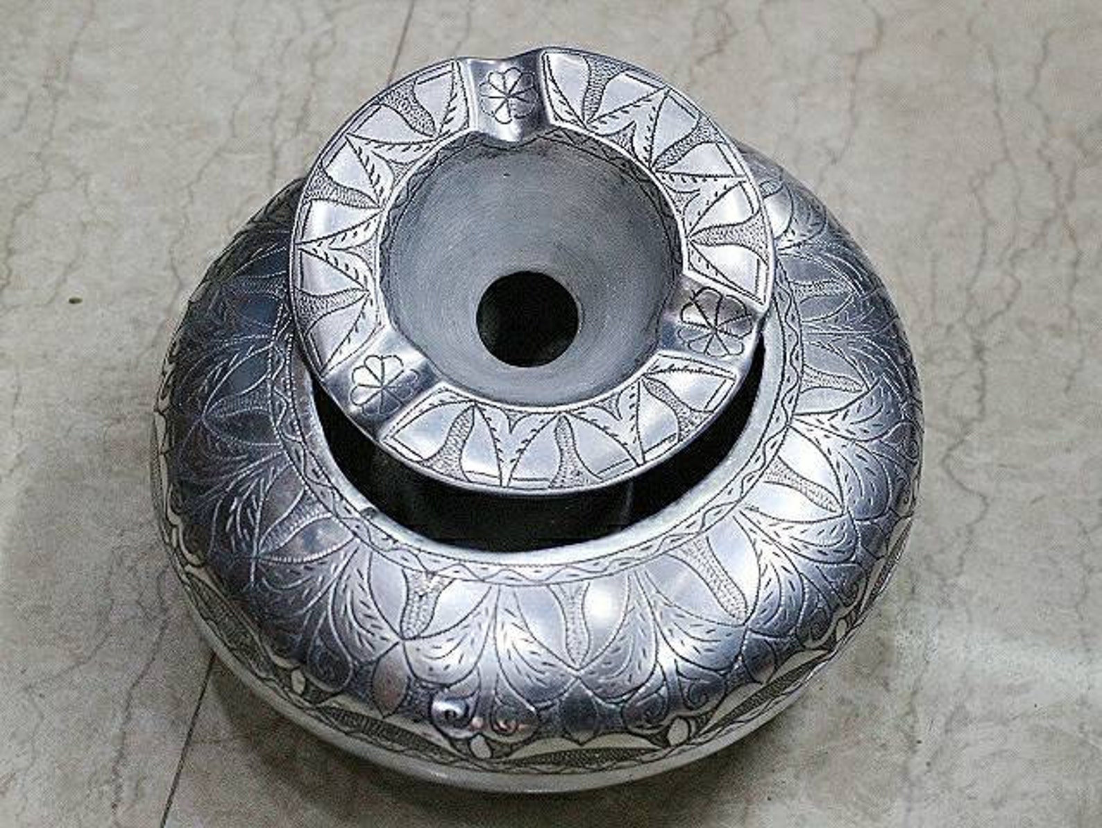 Free shipping ashtray Handmade Aluminum ashtray with lid Etsy