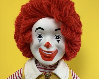 ヴィンテージ ロナルド・マクドナルド ピエロ フィギュア 1995年