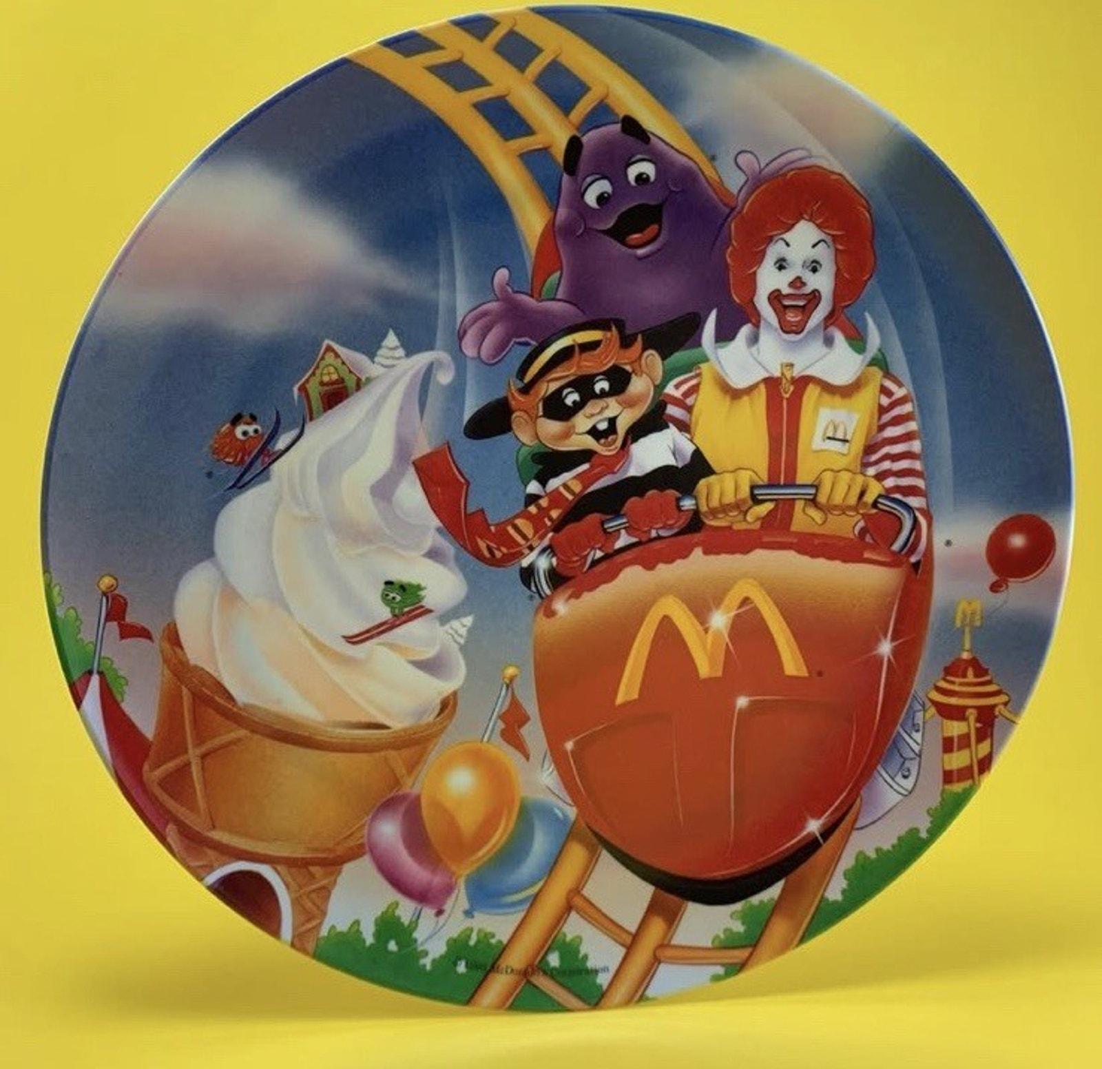 Vintage 90's Mcdonald's HAMBURGLAR GRIMACE RONALD Mcdonald