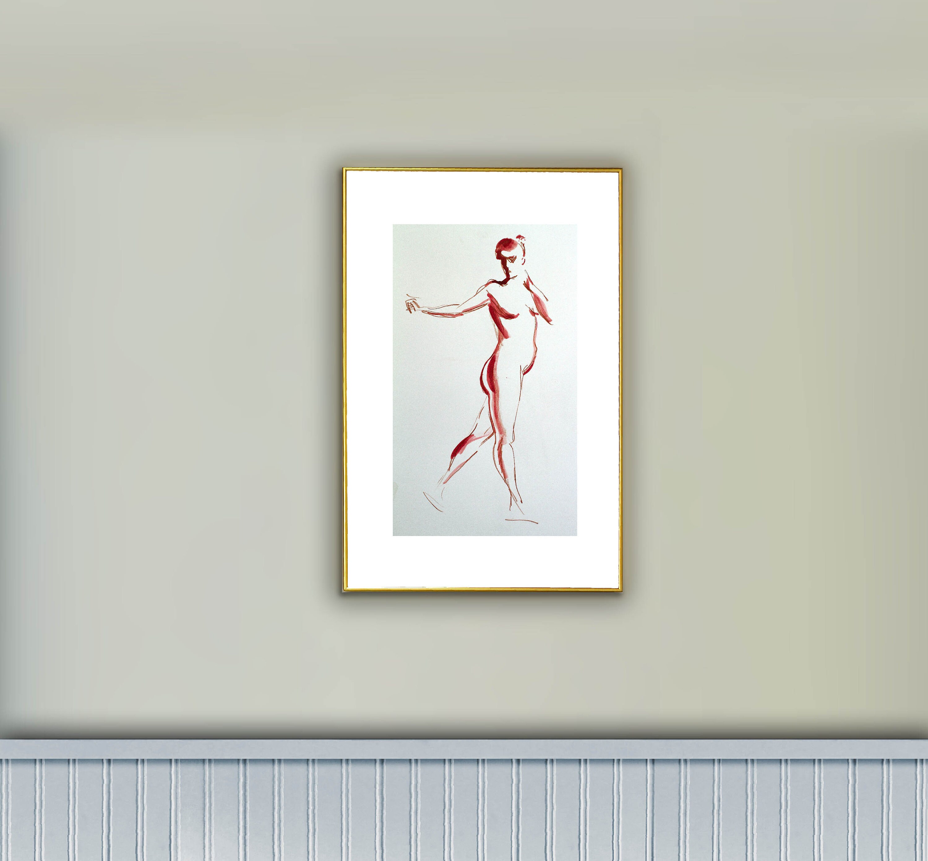 Expressive Nude Figure Art - foj84ep