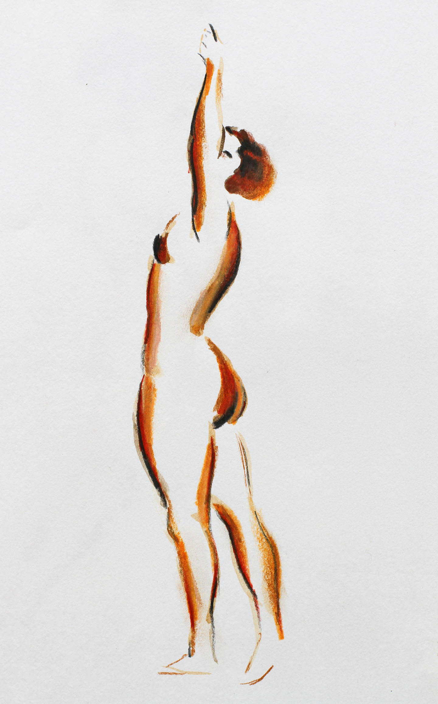 Expressive Nude Figure Art - actsfnh