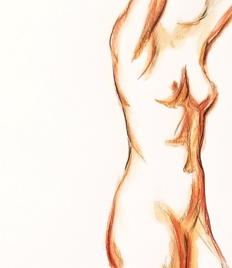 Expressive Nude Model