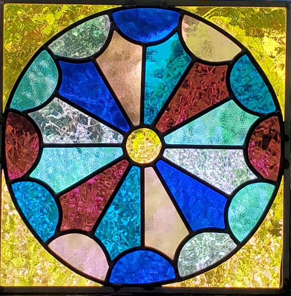 Stained Glass Panel Etsy