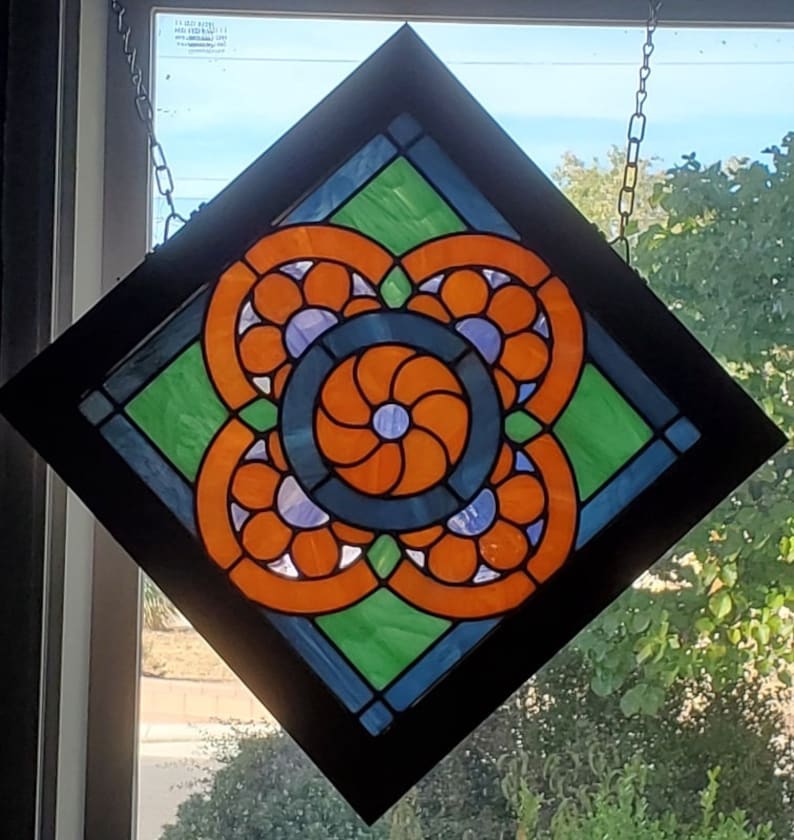 Stained Glass Panel Etsy Australia