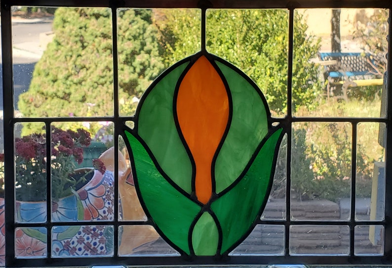 Stained Glass Panel Etsy