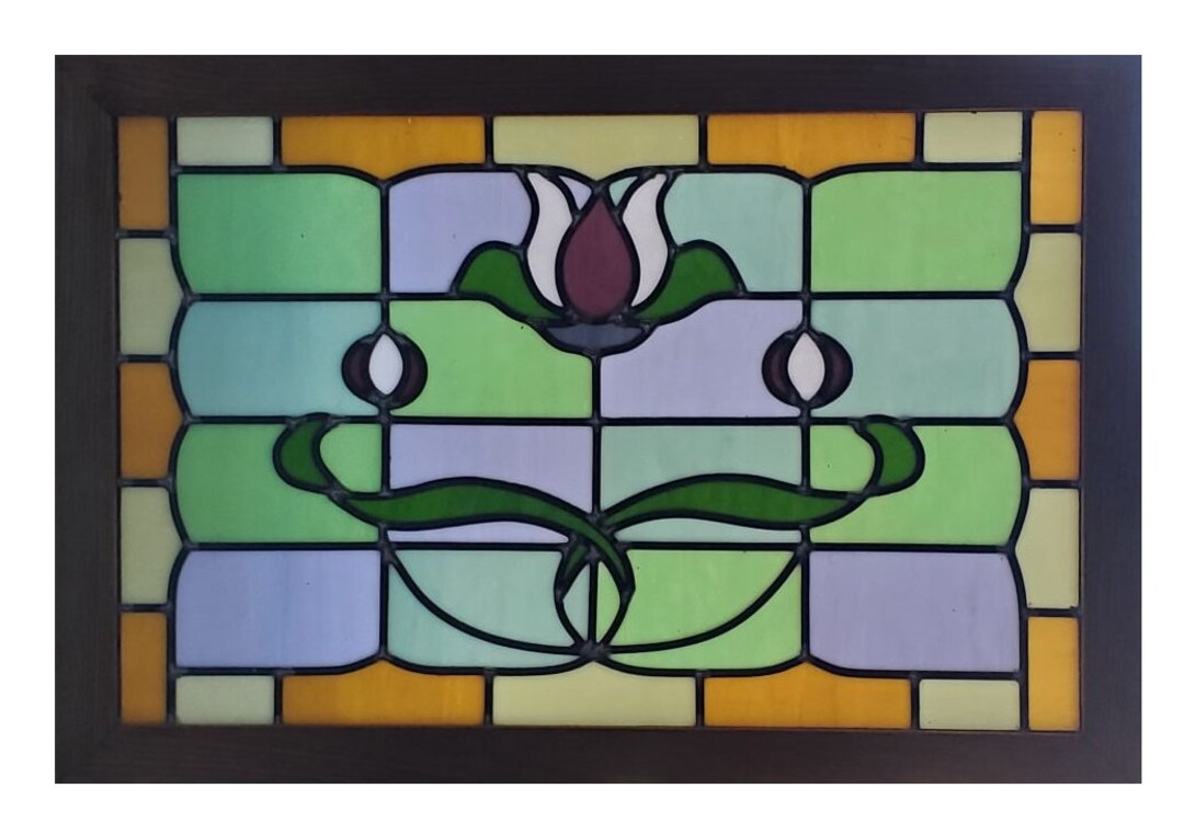 Stained Glass Panel Etsy