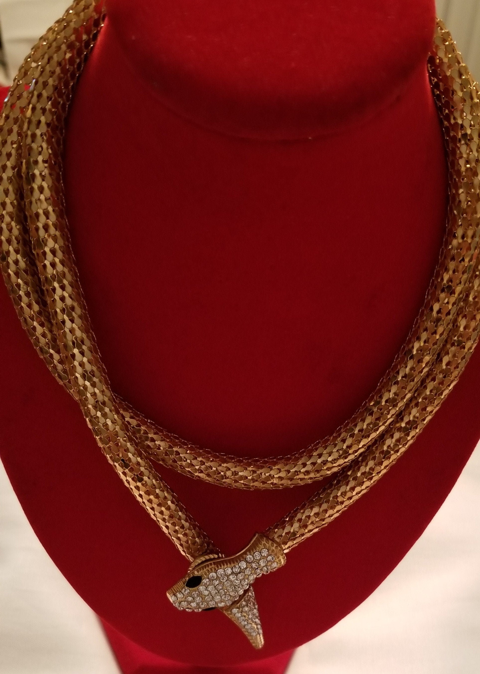 Iced Out Snake Necklace - Etsy