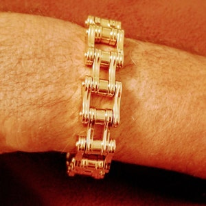 Bike link bracelet