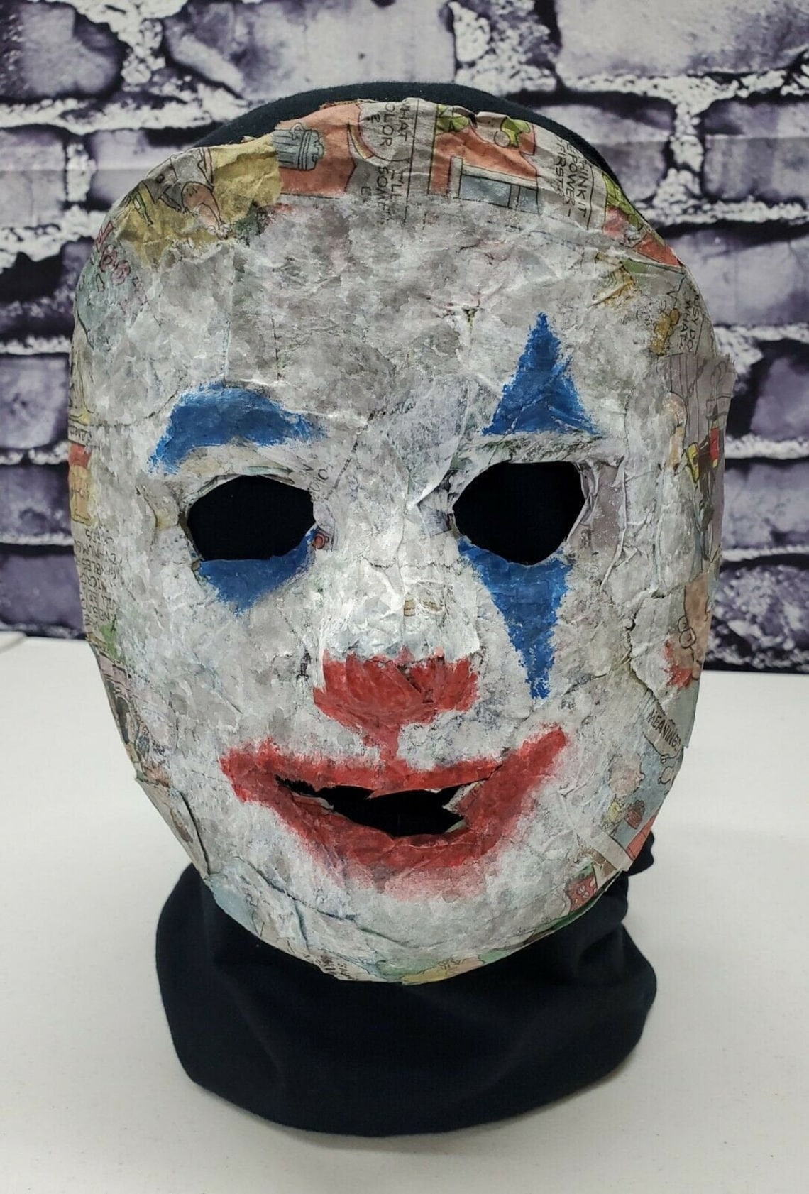 Serial Killer Haunted House Latex Paper Mache Mask Clown Etsy