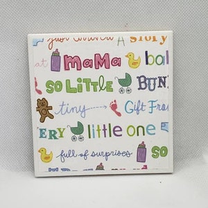 Drink Coaster, Coaster Tile, Ceramic Tile, Decorative Tile, Coaster