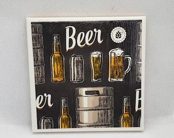 Drink Coaster, Tile Coaster, Beer Coaster