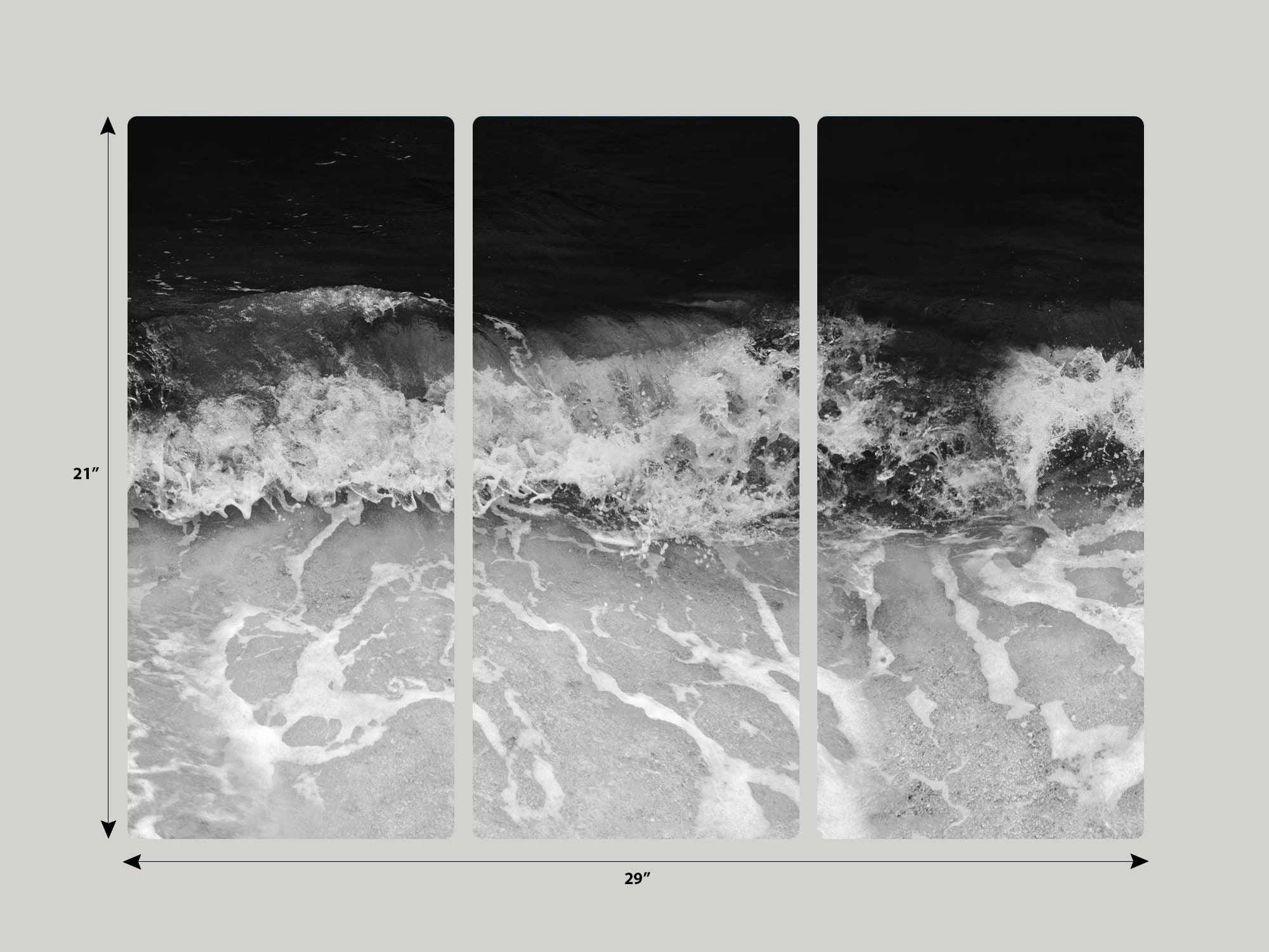 Custom Metal Photos Three Panel Custom Metal Prints Your Photo Memory