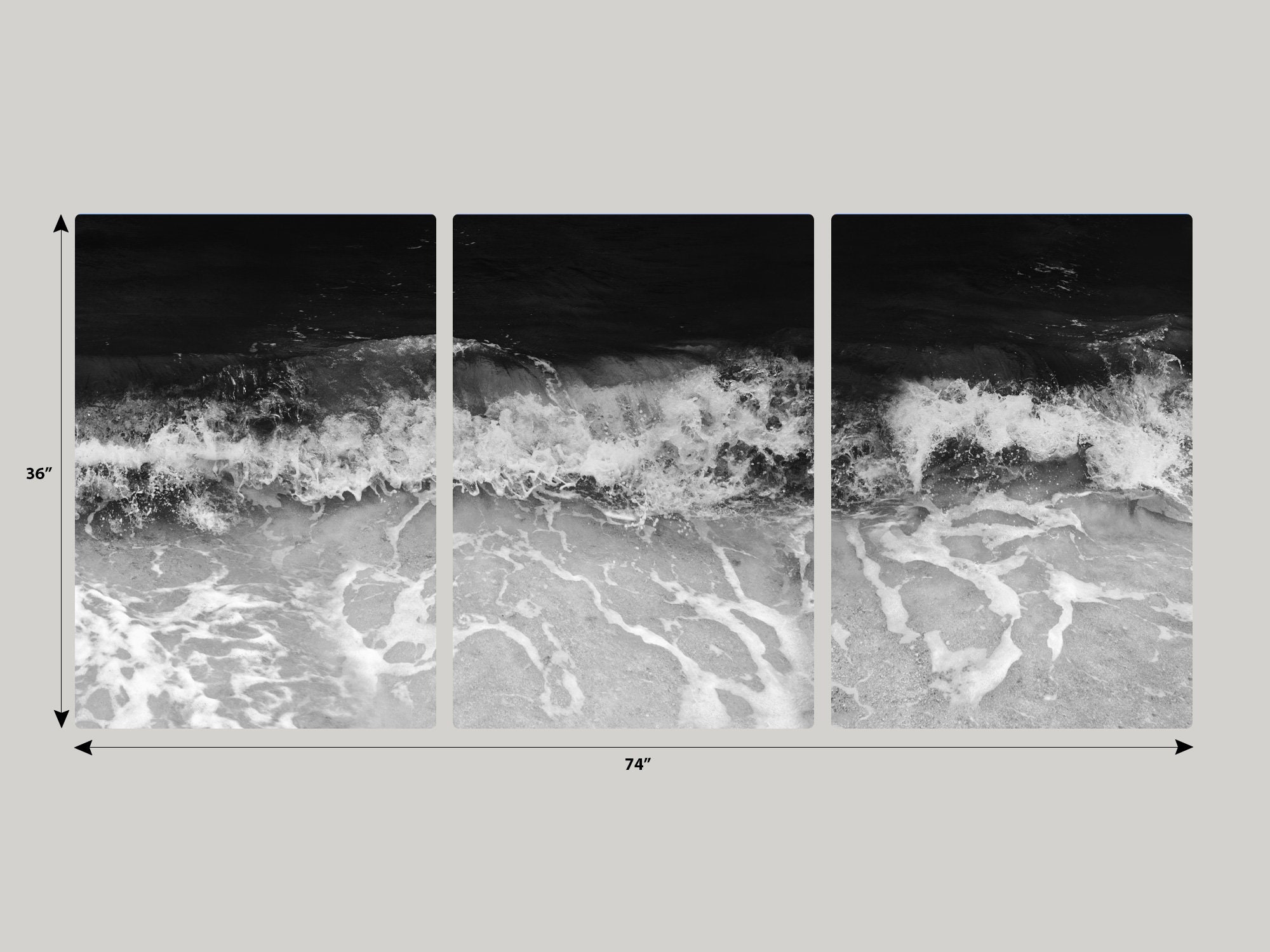 Custom Metal Photos Three Panel Custom Metal Prints Your Photo Memory