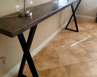 Pernas de mesa de metal resistente de 28", fabricadas nos EUA, pernas de banco, pernas de mesa de centro, pernas de móveis, pernas de mesa, casa moderna de meados do século