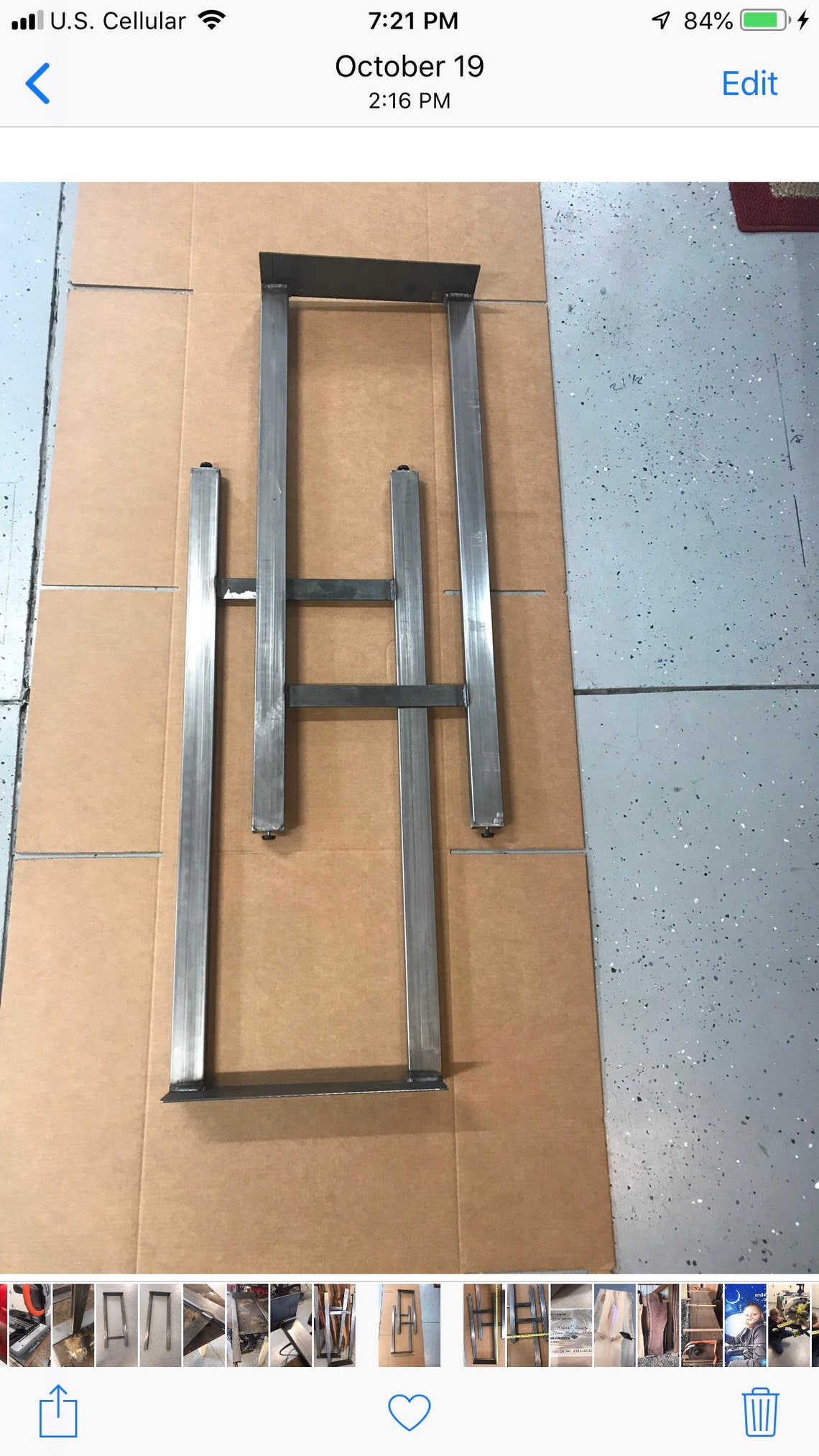 Special BUY...Metal Table legs 42 inch bar table legspub Etsy