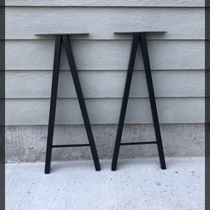Pack of (2) 33" Heavy Duty, Metal Table Leg,USA MADE, Bench Legs, Coffee Table Legs, Desk Legs, Mid Century Modern Home, Contemporary