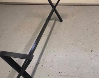 Base de mesa, Bases personalizadas, Aço bruto