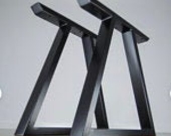 Pernas de mesa de metal de 16”, faça você mesmo, base de metal, base de mesa, mesa personalizada, feita à mão, mesa de madeira, mesa de borda viva, mesa de epóxi, mesa de jantar, mesa lateral