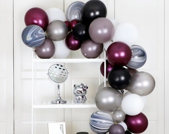 Pink And Blue Balloon Garland Kit Pastel Matte Balloon Arch Etsy
