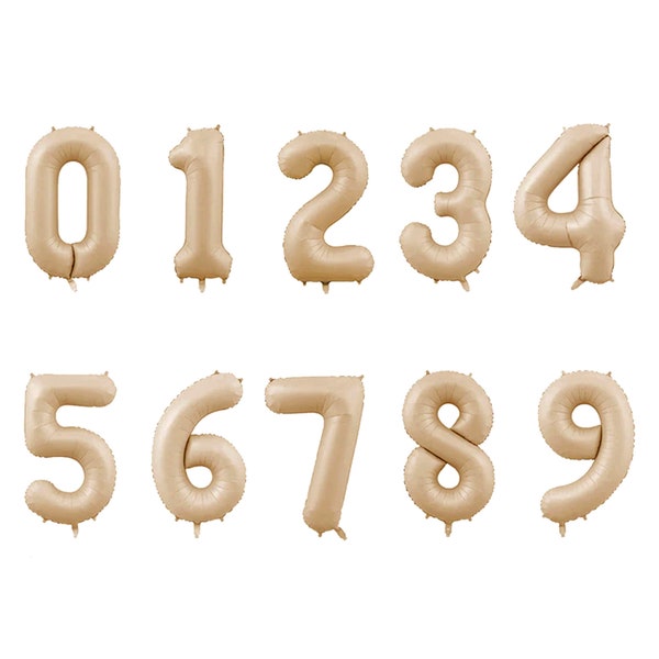 Light Brown Balloons Etsy