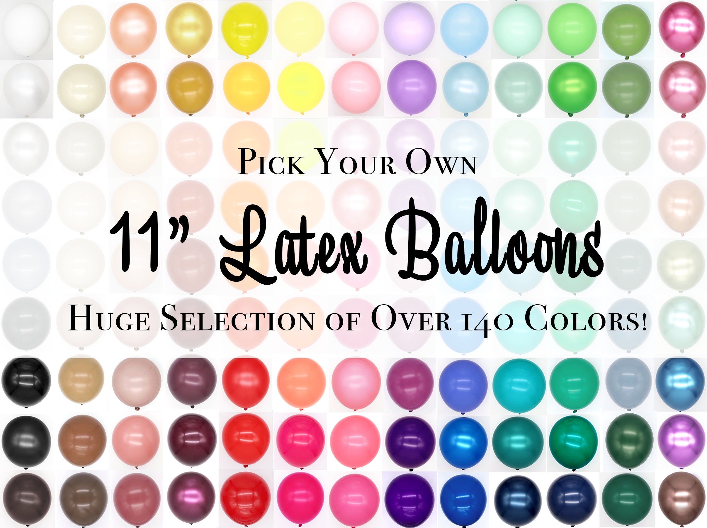 100 pièces longs ballons métalliques, ballons torsadés longs ballons  magiques 260Q ballons longs en latex pour torsader des fleurs d'animaux,  décorations de ballons de fête (coloré)