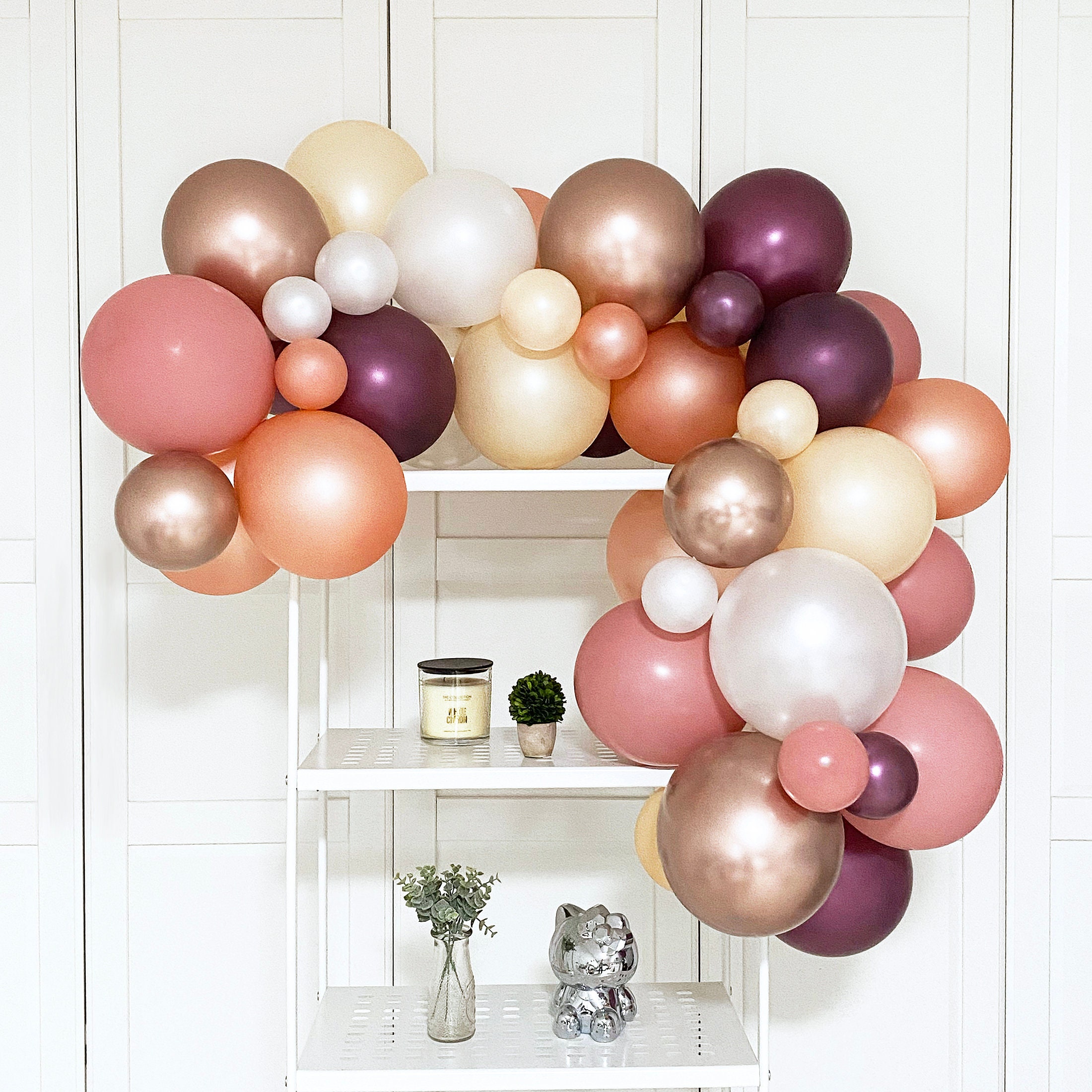 EWODEIEW Lot De 60 Ballons à L'hélium En Latex Avec Confettis Dorés Métallisés Et Dorés Pour Anniversaire, Mariage, Remise De Diplôme, Fête Prénatale