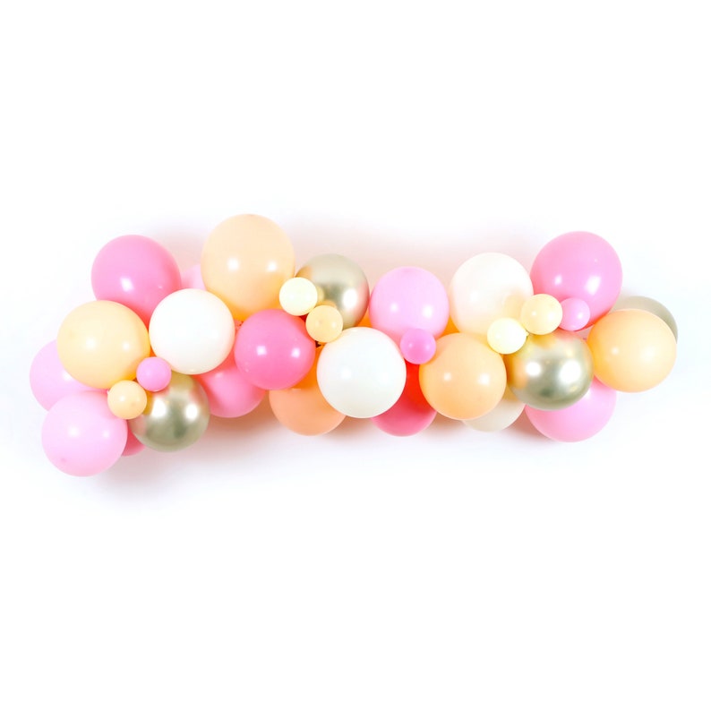 Pink Gold Balloon Arch Kit DIY Complete Balloon Garland Etsy