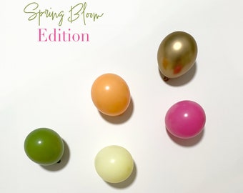 Kit de arco de guirnalda de globos. Rosa fucsia, melocotón, verde musgo, dorado. Floración primaveral. Jardín botánico floral, primer cumpleaños tropical, baby shower