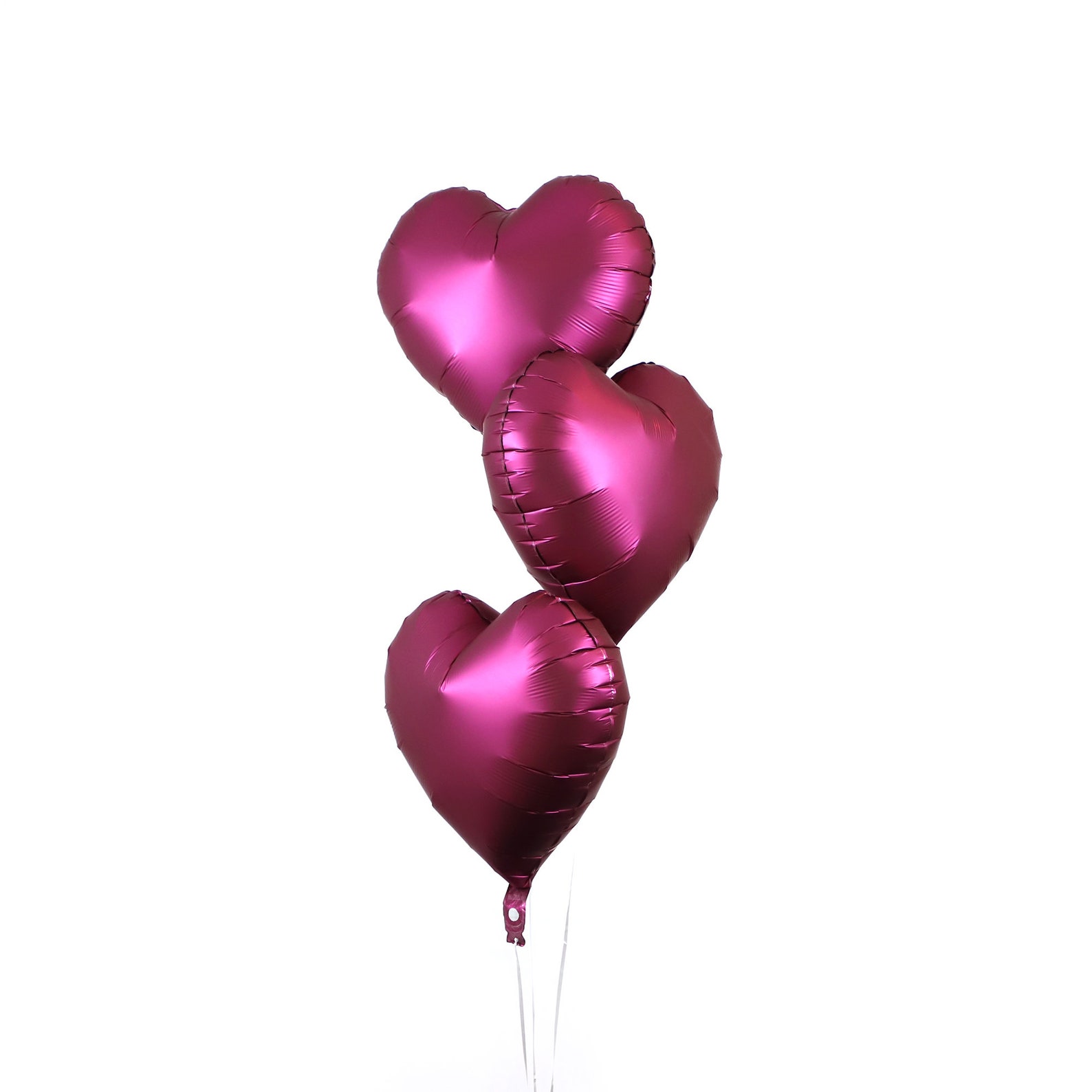 Custom 3pc Matte Balloon Bundle 18 Matte Heart / Star Etsy