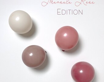 Kit de arco de guirnalda de globos Marsala Rose. Mezcla de pasteles neutros apagados. Crema, gris topo, rosa malva, burdeos. Graduación, primer cumpleaños, despedida de soltera.