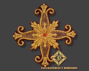 Liturgical Cross Handmade Embroidered