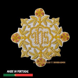 High Quality Hand Made Embroidered IHS Emblem