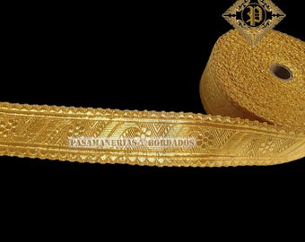 Jacquard Metallic Galloon/Trim (B527) für liturgische Gewänder. (Preise werden per Meter angegeben.