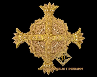 Elegant Design Cross for Liturgical Vestments