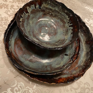 3 Piece Rustic Dinnerware Set