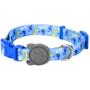 Best Adjustable Dog Collar Durable Soft Heavy Duty Fashionable Cartoon Design Dinoventure Outdoor Indoor for girls, boys, puppies, adults