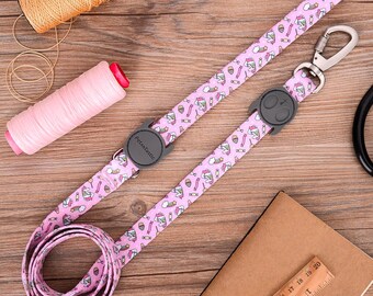 Durable Soft & Heavy Duty Comport Pet Leash with Super hook lock technology Celestia Unicorn for dogs, cats, girls, boys, puppies, adults
