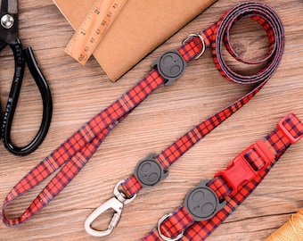 Durable Soft & Heavy Duty Comport Pet Leash with Super hook lock technology Edinburgh Check for dogs, cats, girls, boys, puppies, adults