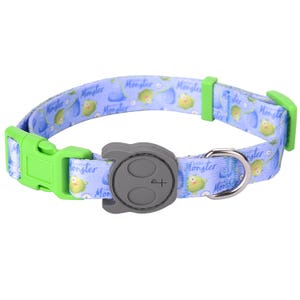Best Adjustable Dog Collar Durable Soft Heavy Duty Fashionable Halloween Design Baby Monster Outdoor Indoor for girls, boys, puppies, adults