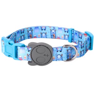 Best Adjustable Dog Collar Durable Soft Heavy Duty Fashionable Halloween Design - Yetis Outdoor Indoor use for girls, boys, puppies, adults