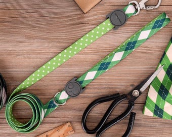 Durable Soft & Heavy Duty Duo Sided Pet Leash with Super hook lock technology Argyle Design for dogs, cats, girls, boys, puppies, adults