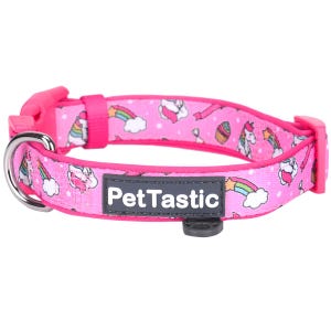Best Adjustable Padded Dog Collar Durable Soft Heavy Duty Cupcake Sweet Treat Design Outdoor & Indoor use for girls, boys, puppies, adults