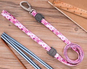 Durable Soft & Heavy Duty Comport Pet Leash with Super hook lock technology Spring Sakura for dogs, cats, girls, boys, puppies, adults