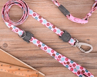 Durable Soft & Heavy Duty Comport Pet Leash with Super hook lock technology Topping Donuts for dogs, cats, girls, boys, puppies, adults