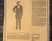 Old World Enterprises Pattern 861M, Unique Patterns of Historical Fashion, 1860 s Male Evening Suit