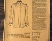 Old World Enterprises Pattern 891MS, Unique Patterns of Historical Fashion, 1890 s Male Casual Shirt