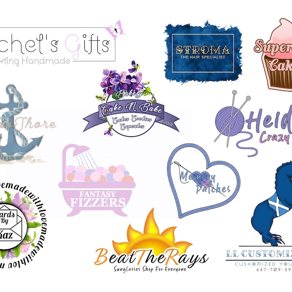 Custom Professional Bespoke Logo Design | Logo Design | Business Logo | Custom Logo Design | Craft Logo