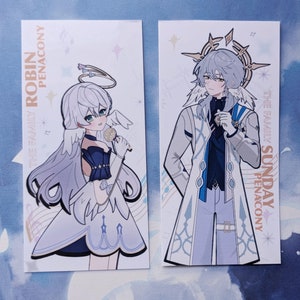 Robin & Sunday Bookmark (Honkai: Star Rail)